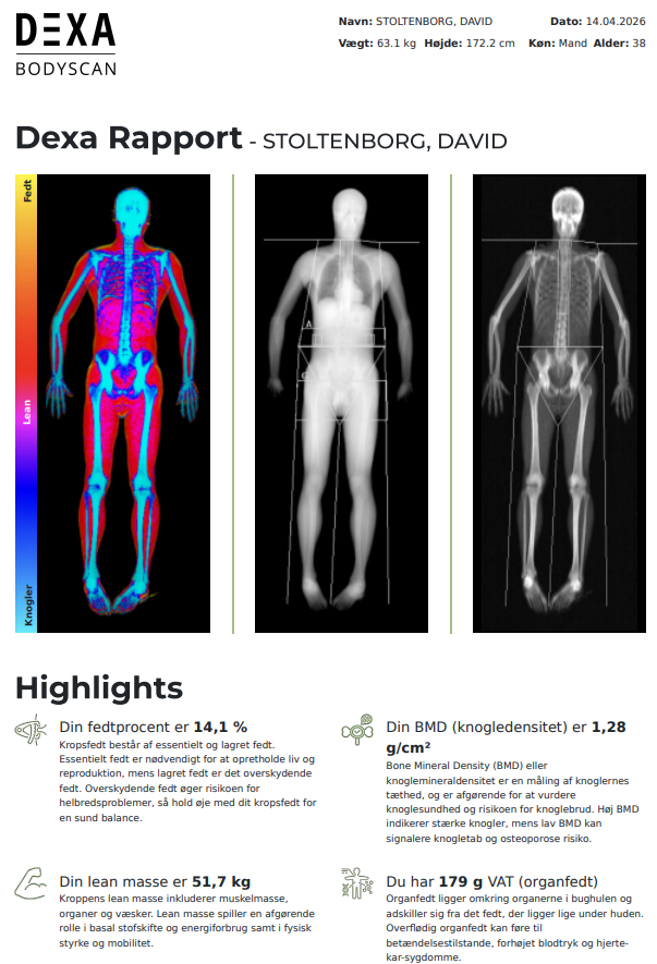 Dexa rapport - David Stoltenborg